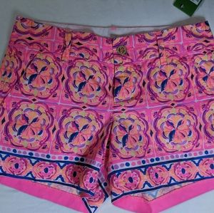 NWT Lilly Pulitzer Callahan Short Pink Fusion